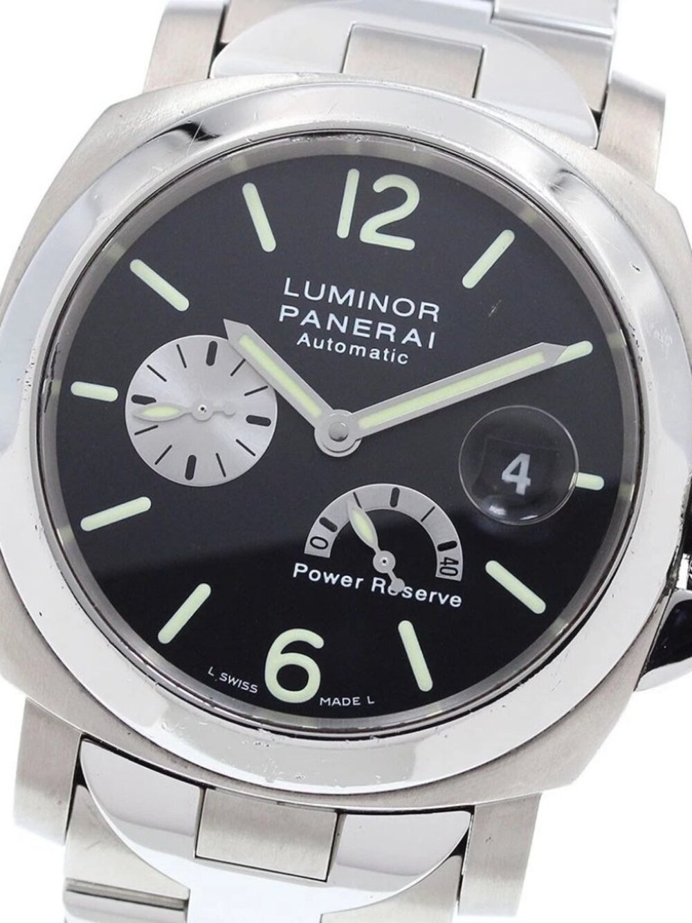 PANERAI Luminor PAM00171 Power reserve black Dial Automatic Men's Watch_897143